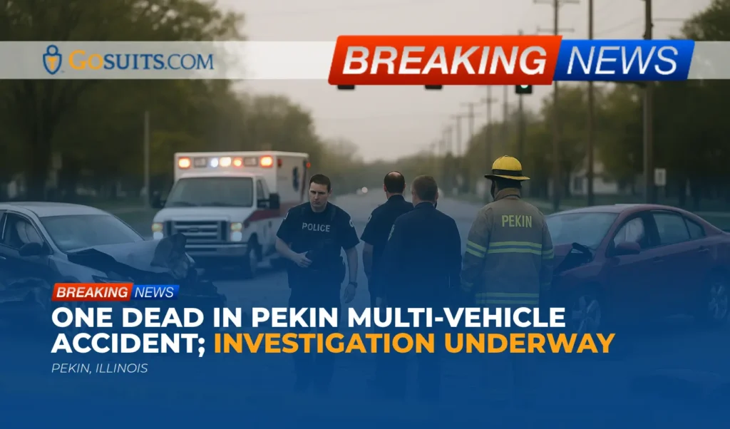 One Dead in Pekin Multi-Vehicle Accident; Investigation Underway