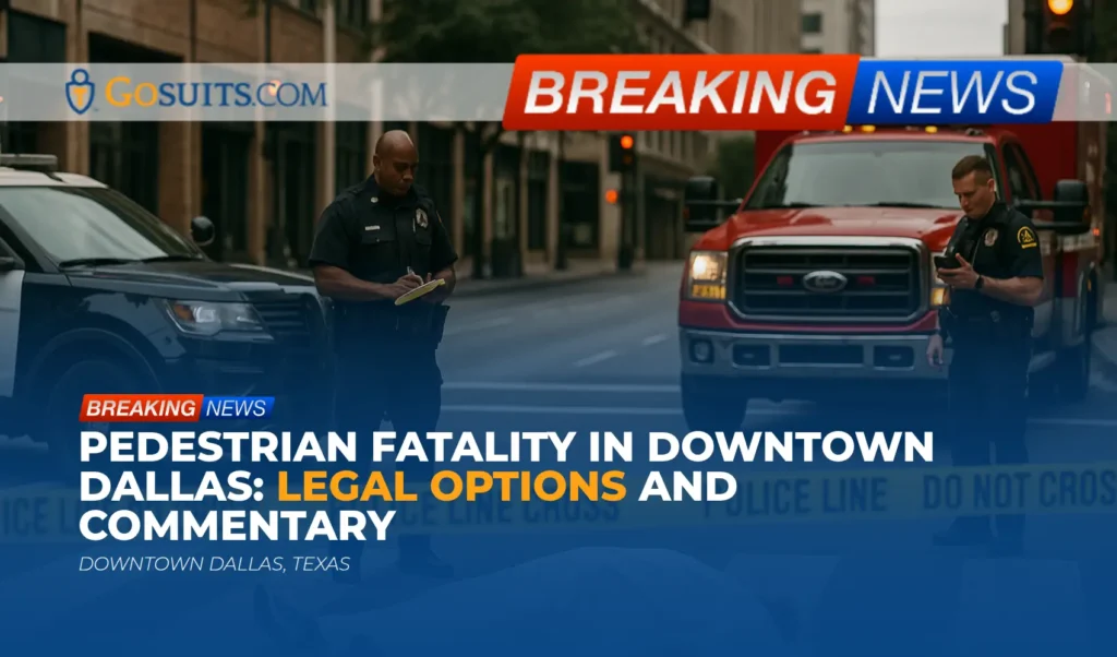 Pedestrian Fatality in Downtown Dallas: Legal Options and Commentary