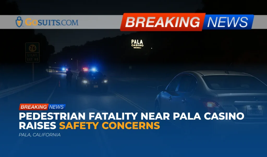 Pedestrian Fatality Near Pala Casino Raises Safety Concerns