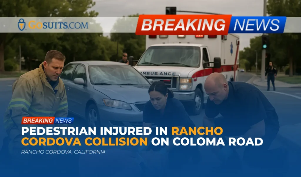Pedestrian Injured in Rancho Cordova Collision on Coloma Road