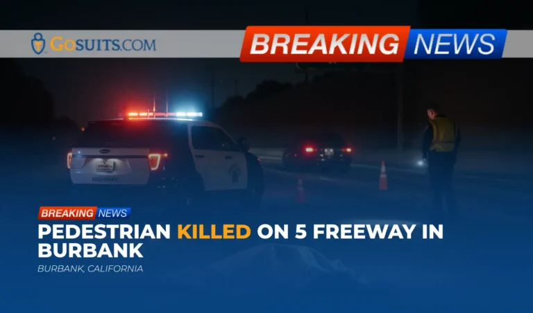 Pedestrian Killed on 5 Freeway in Burbank