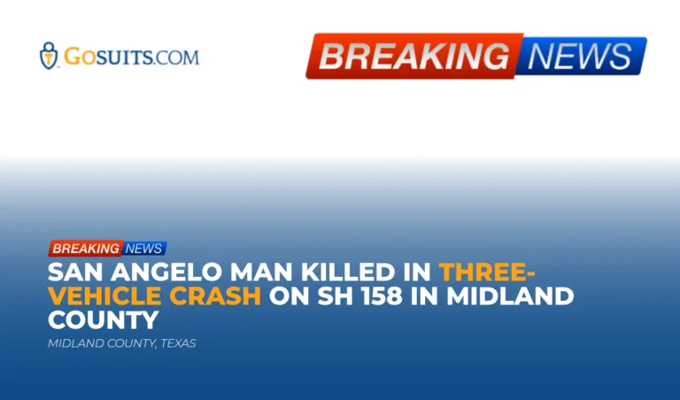 San Angelo Man Killed in Three-Vehicle Crash on SH 158 in Midland County