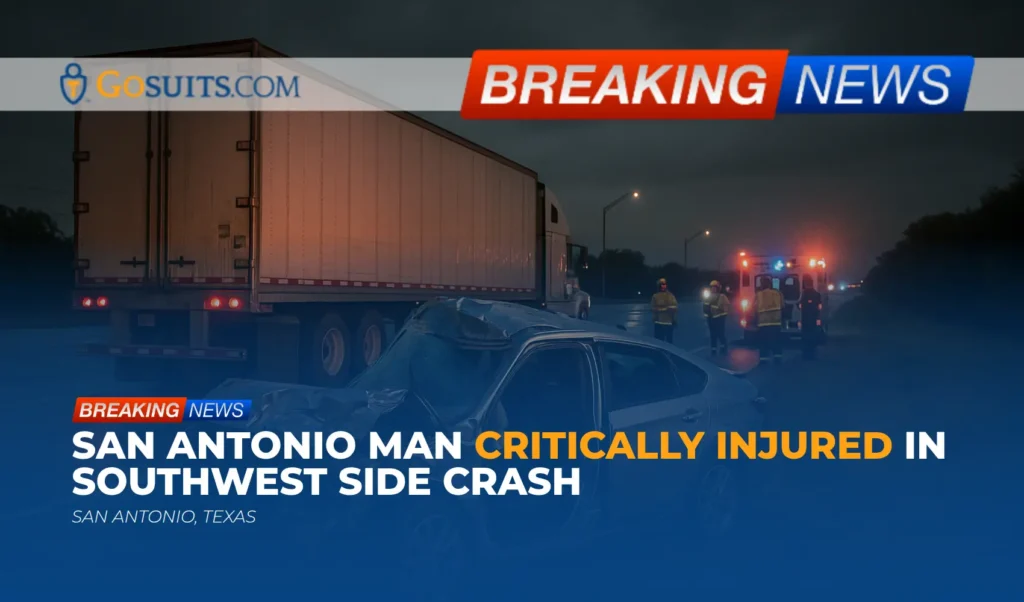 San Antonio Man Critically Injured in Southwest Side Crash
