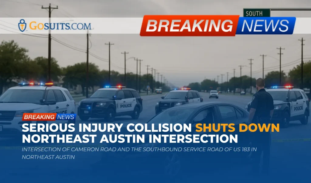 Serious Injury Collision Shuts Down Northeast Austin Intersection