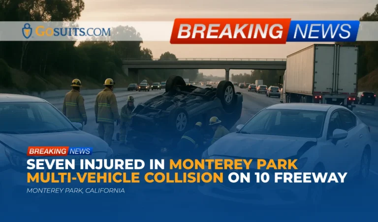 Seven Injured in Monterey Park Multi-Vehicle Collision on 10 Freeway