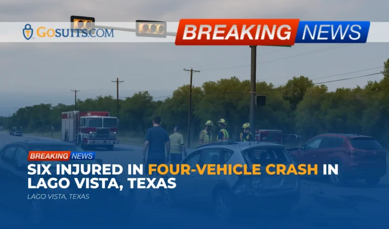 Six Injured in Four-Vehicle Crash in Lago Vista, Texas
