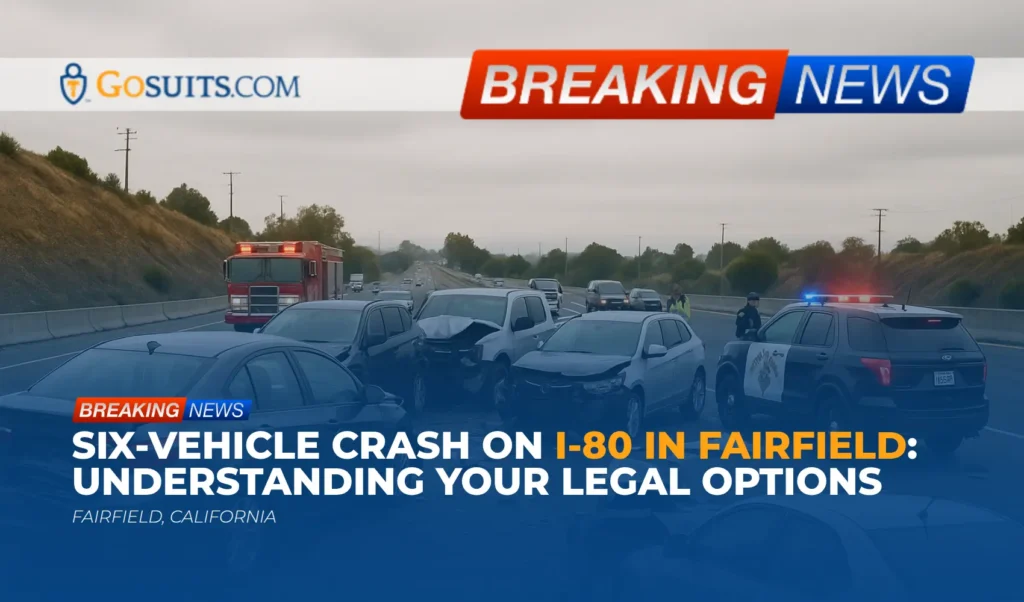 Six-Vehicle Crash on I-80 in Fairfield: Understanding Your Legal Options