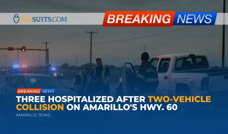 Three Hospitalized After Two-Vehicle Collision on Amarillo's Hwy. 60