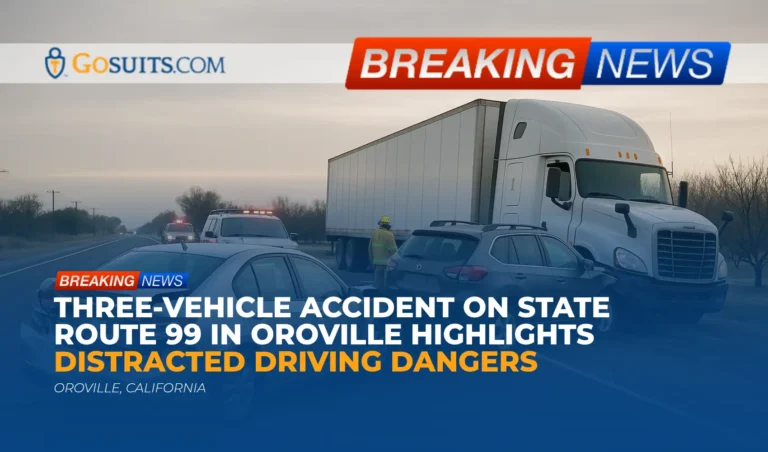 Three-Vehicle Accident on State Route 99 in Oroville Highlights Distracted Driving Dangers