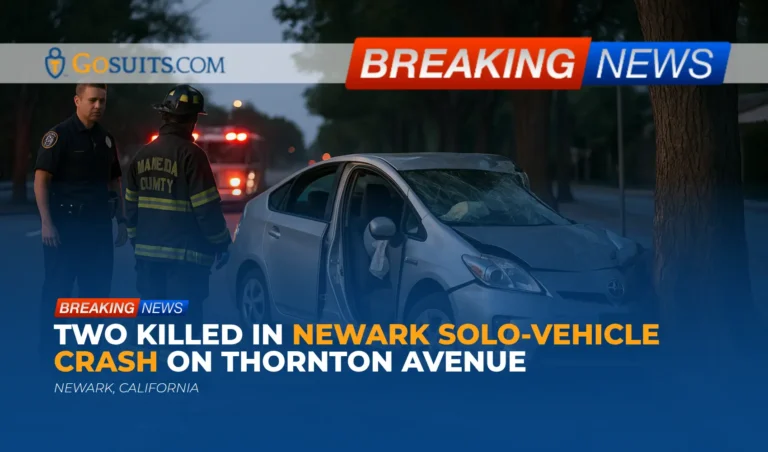 Two Killed in Newark Solo-Vehicle Crash on Thornton Avenue