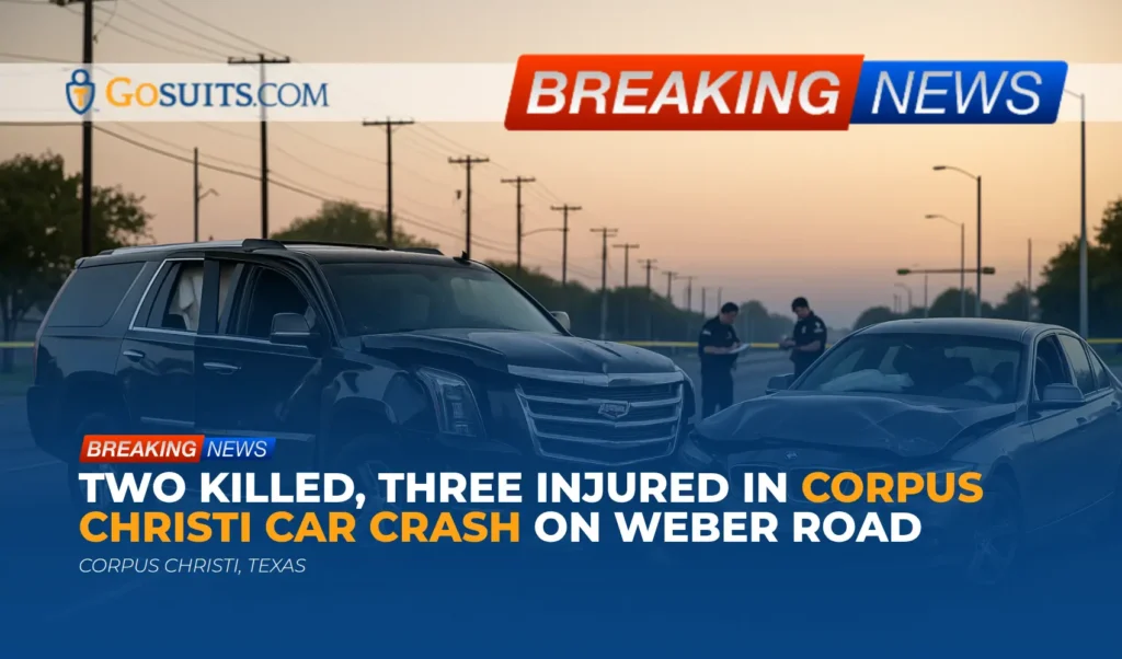 Two Killed, Three Injured in Corpus Christi Car Crash on Weber Road
