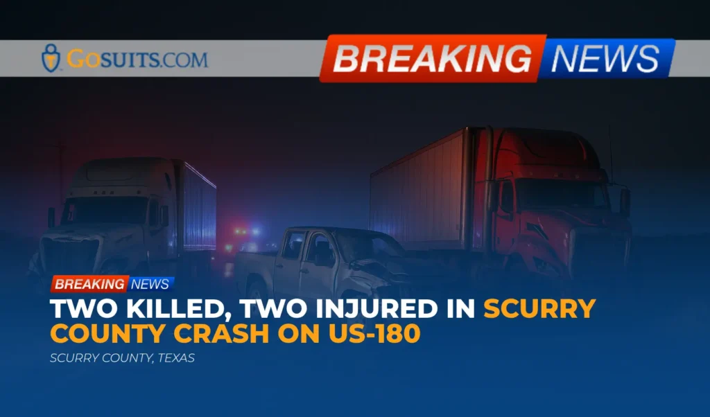 Two Killed, Two Injured in Scurry County Crash on US-180