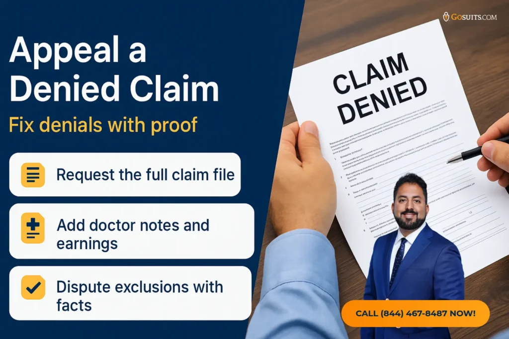Uber Occupational Accident Insurance Rights | GoSuits (CA) Infographic