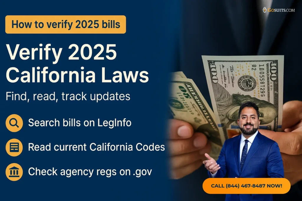 2025 California Laws: Passed & Pending | GoSuits Infographic