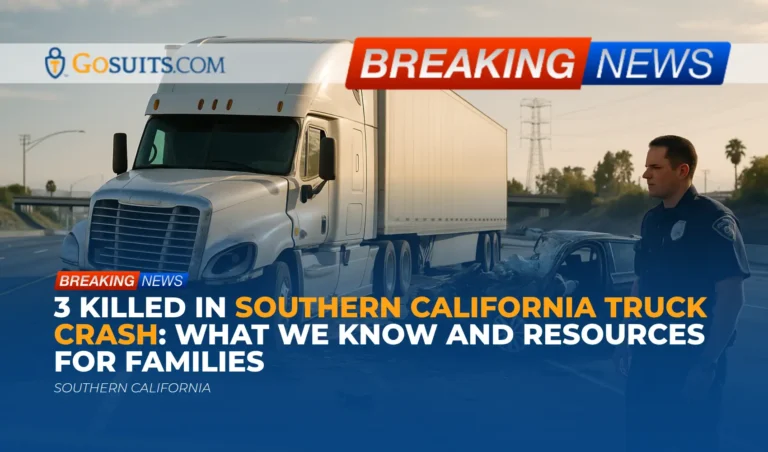 3 Killed in Southern California Truck Crash: What We Know and Resources for Families