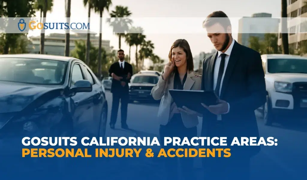 GoSuits California Practice Areas: Personal Injury & Accidents