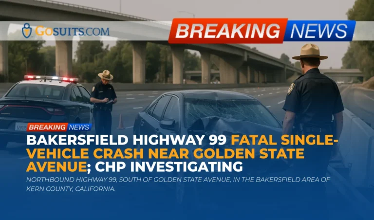 Bakersfield Highway 99 fatal single-vehicle crash near Golden State Avenue; CHP investigating