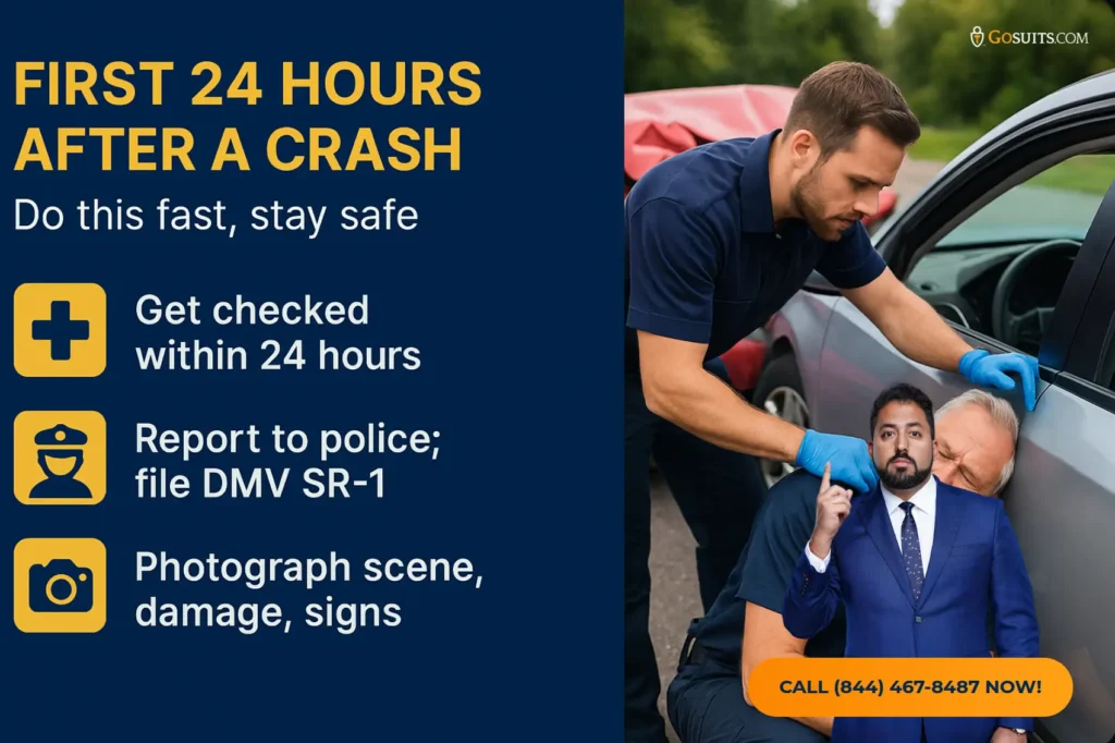 Best Personal Injury Attorney in Irvine, CA | GoSuits Infographic
