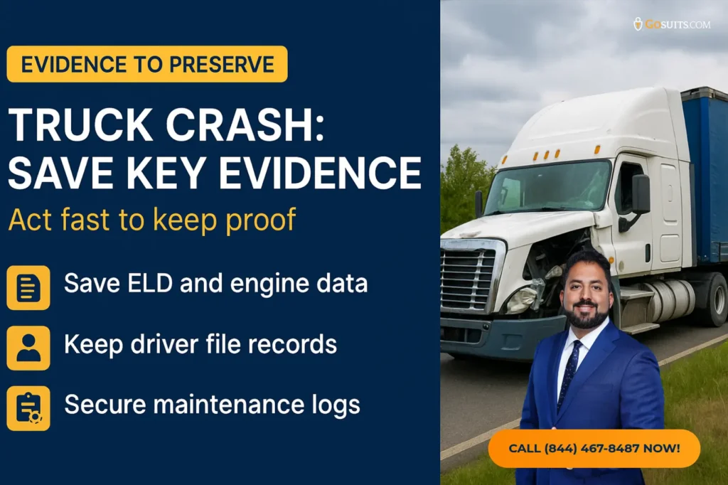 CDL Violations & Negligence in Illinois Truck Crashes | GoSuits Infographic