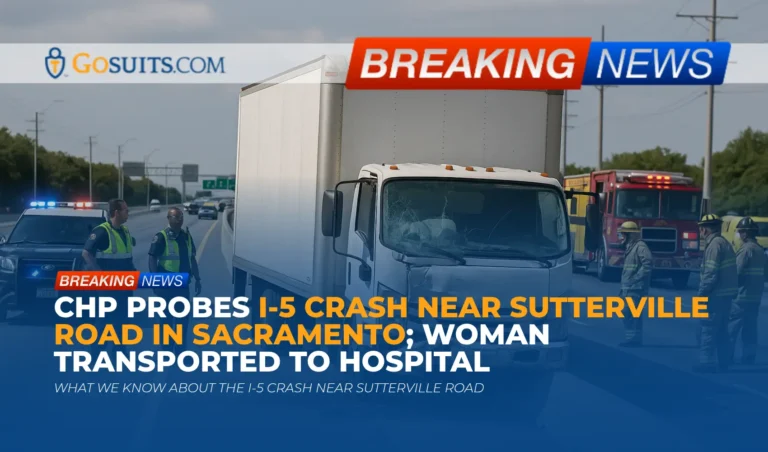 CHP Probes I-5 Crash Near Sutterville Road in Sacramento; Woman Transported to Hospital