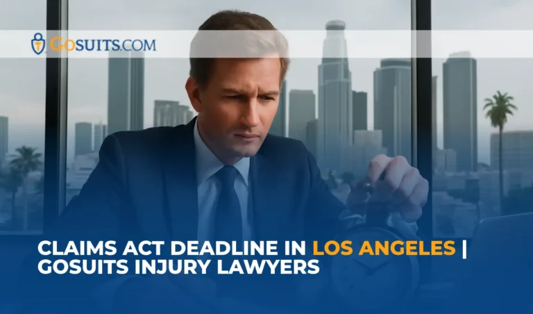 Claims Act Deadline in Los Angeles | GoSuits Injury Lawyers
