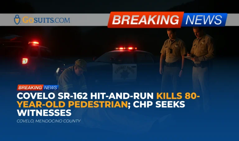 Covelo SR-162 hit-and-run kills 80-year-old pedestrian; CHP seeks witnesses
