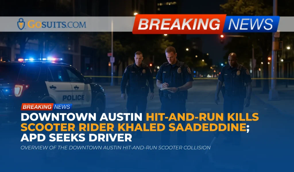 Downtown Austin Hit-and-Run Kills Scooter Rider Khaled Saadeddine; APD Seeks Driver