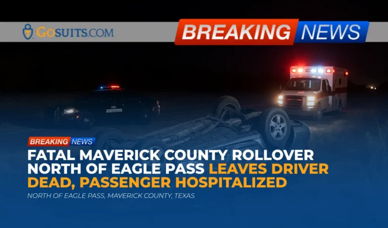Fatal Maverick County Rollover North of Eagle Pass Leaves Driver Dead, Passenger Hospitalized