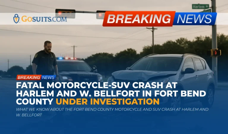 Fatal Motorcycle-SUV Crash at Harlem and W. Bellfort in Fort Bend County Under Investigation
