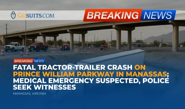 Fatal Tractor-Trailer Crash on Prince William Parkway in Manassas; Medical Emergency Suspected, Police Seek Witnesses