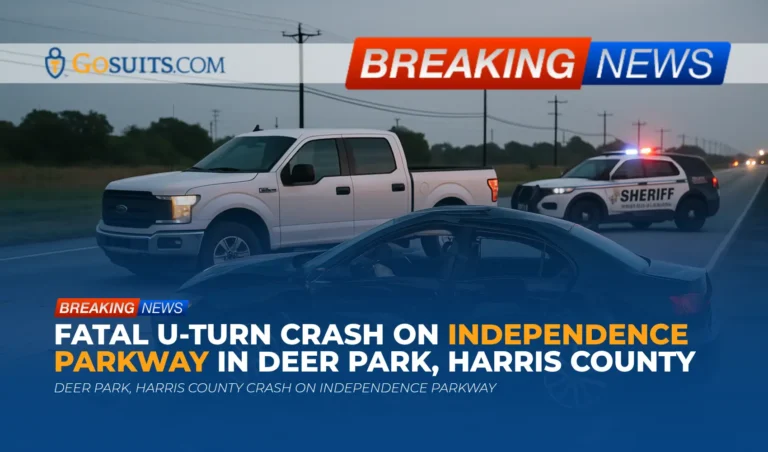 Fatal U-Turn Crash on Independence Parkway in Deer Park, Harris County