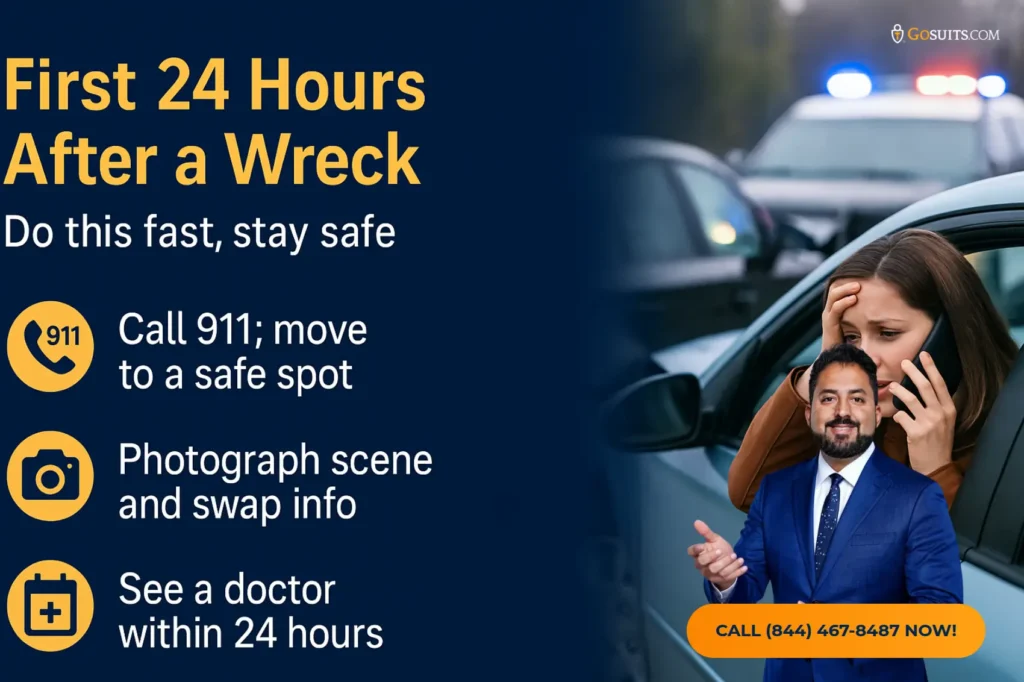 Find a Reliable Car Accident Attorney in Carrollton, TX | GoSuits Infographic