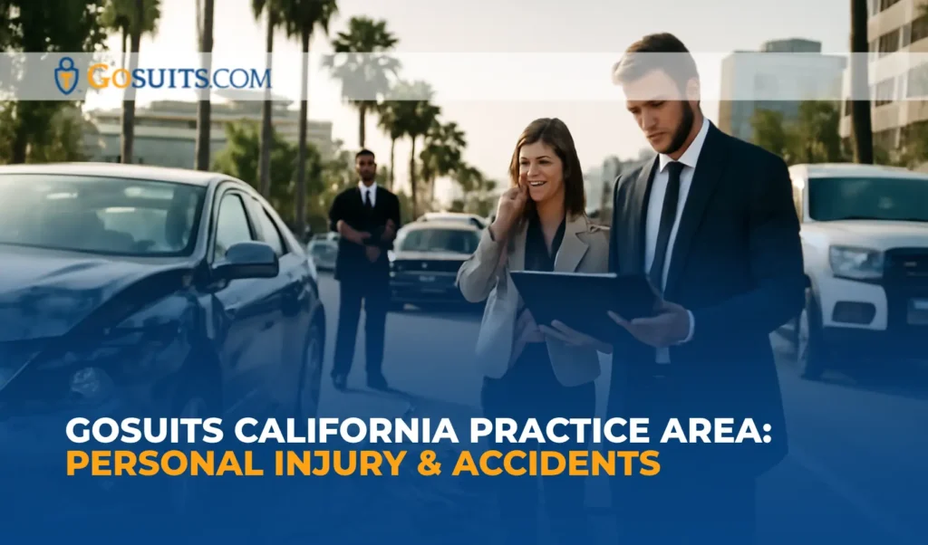 GoSuits California Practice Area: Personal Injury & Accidents