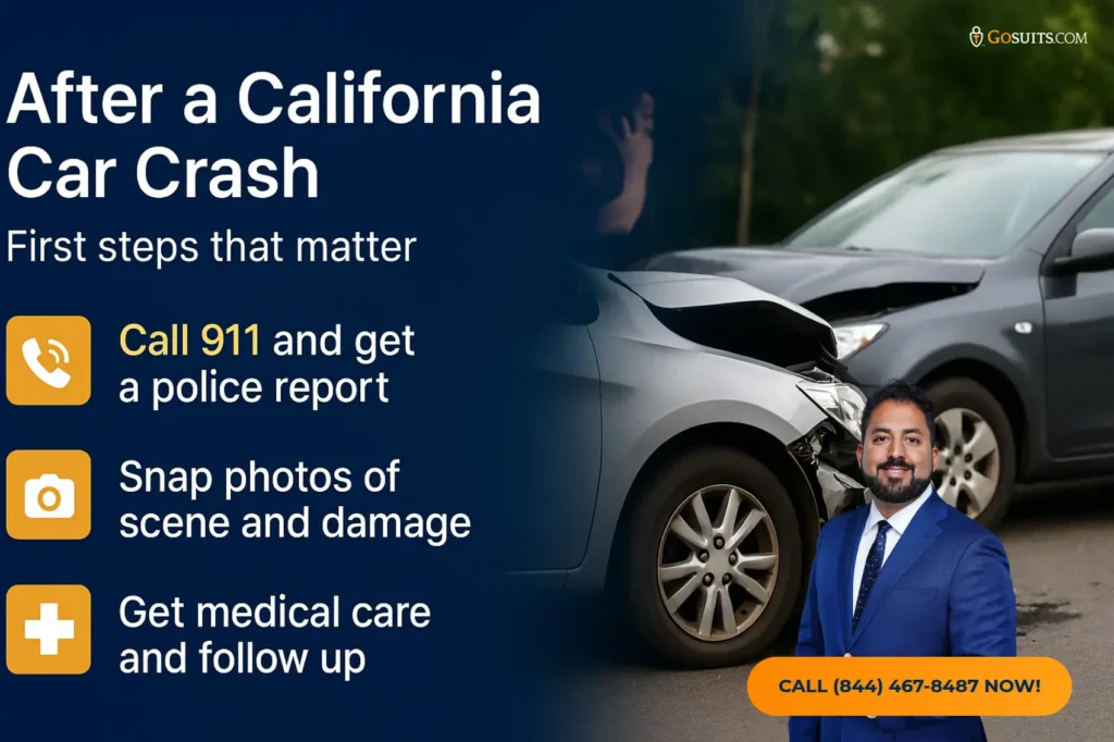 GoSuits California Practice Area: Personal Injury & Accidents Infographic