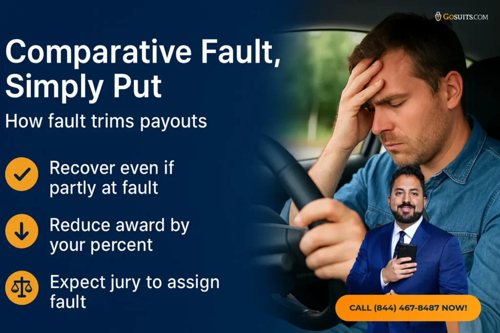 GoSuits California Practice Area: Personal Injury & Accidents Infographic
