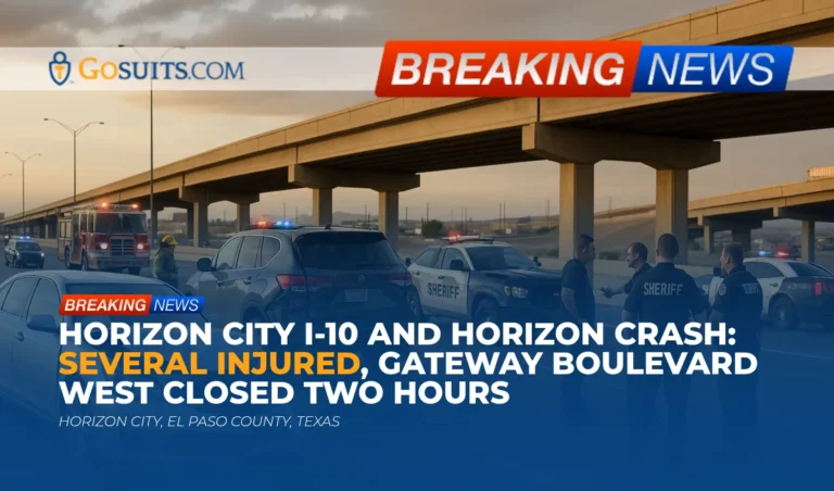 Horizon City I-10 and Horizon Crash: Several Injured, Gateway Boulevard West Closed Two Hours