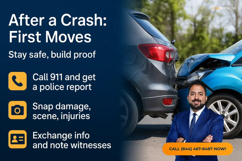 How to File a Travelers Accident Claim | GoSuits Infographic