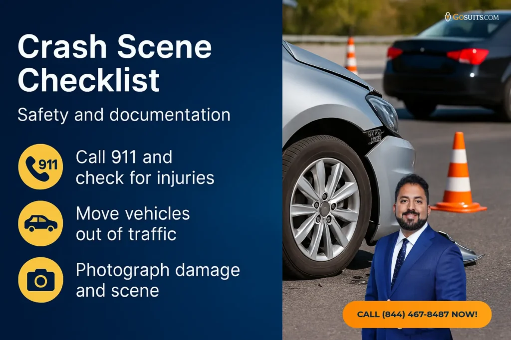 How to File an AAA Car Accident Claim | GoSuits Infographic