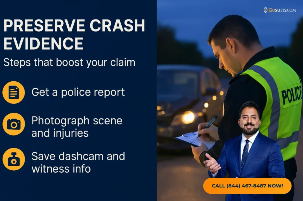 How to Get the Most Out of a Car Accident Settlement | GoSuits Infographic