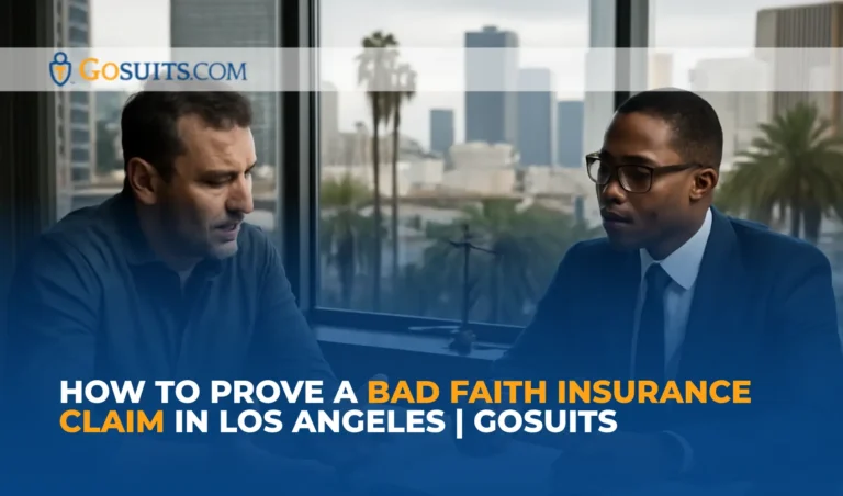 How to Prove a Bad Faith Insurance Claim in Los Angeles | GoSuits