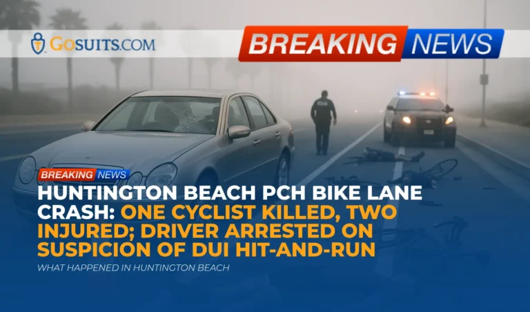 Huntington Beach PCH Bike Lane Crash: One Cyclist Killed, Two Injured; Driver Arrested on Suspicion of DUI Hit-and-Run