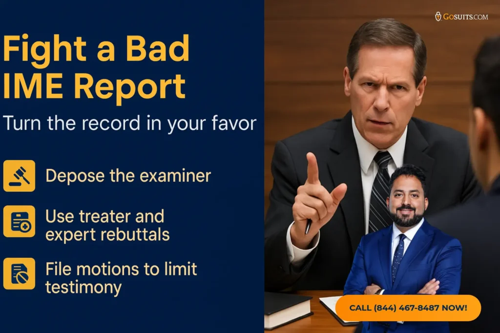 Independent Medical Examiner for LA Car Accidents | GoSuits Infographic