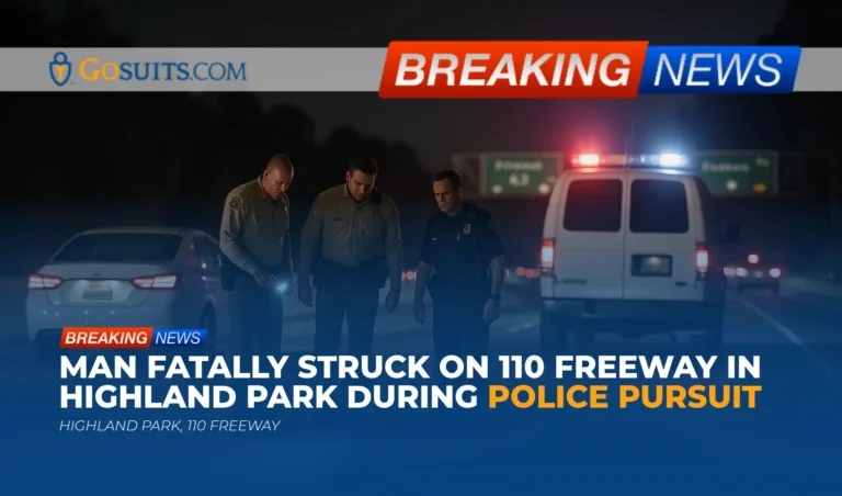 Man fatally struck on 110 Freeway in Highland Park during police pursuit