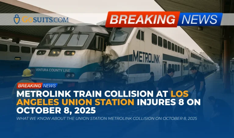 Metrolink Train Collision at Los Angeles Union Station Injures 8 on October 8, 2025