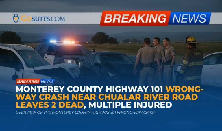 Monterey County Highway 101 wrong-way crash near Chualar River Road leaves 2 dead, multiple injured