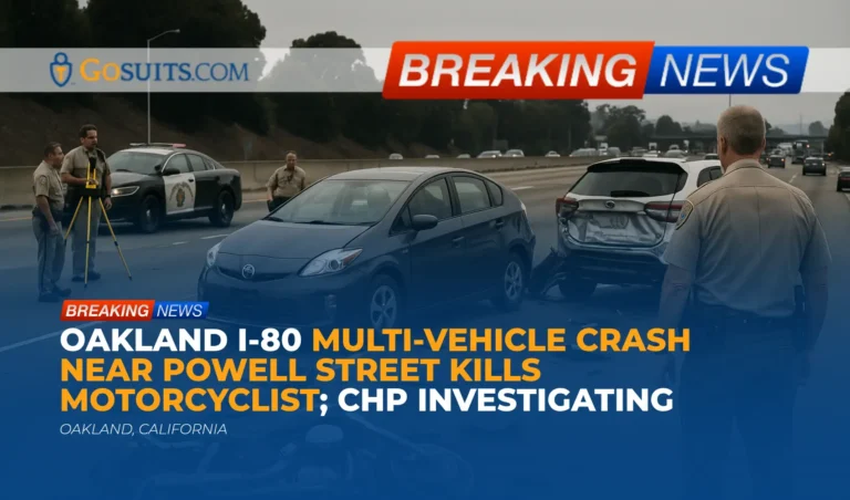 Oakland I-80 Multi-Vehicle Crash Near Powell Street Kills Motorcyclist; CHP Investigating