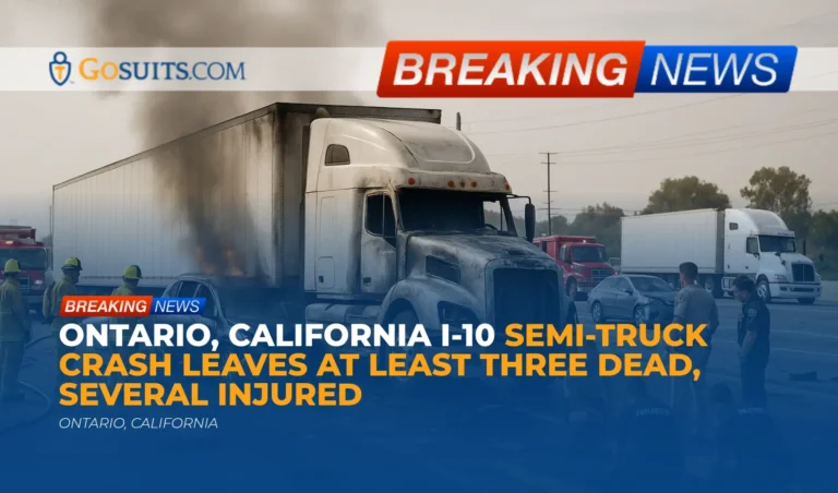 Ontario, California I-10 Semi-Truck Crash Leaves At Least Three Dead, Several Injured