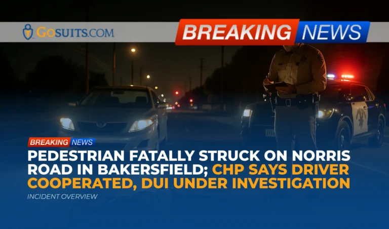 Pedestrian fatally struck on Norris Road in Bakersfield; CHP says driver cooperated, DUI under investigation