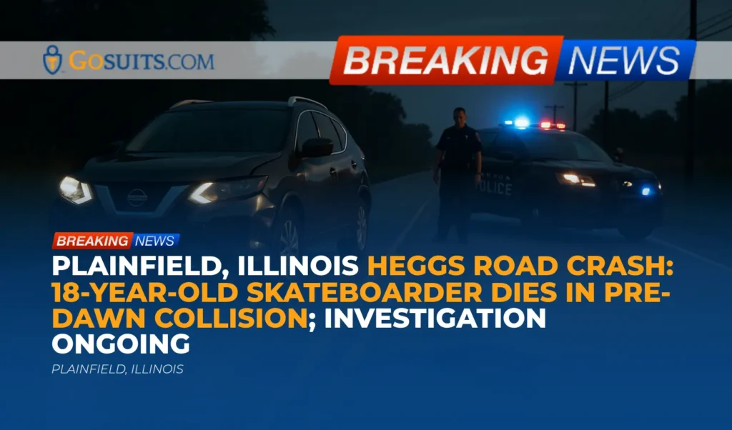 Plainfield, Illinois Heggs Road Crash: 18-Year-Old Skateboarder Dies in Pre-Dawn Collision; Investigation Ongoing