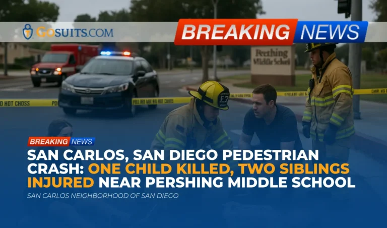 San Carlos, San Diego Pedestrian Crash: One Child Killed, Two Siblings Injured Near Pershing Middle School